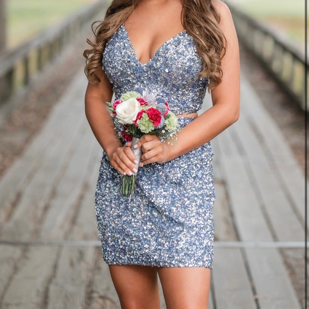Two piece Sherri Hill Size 2 worn once